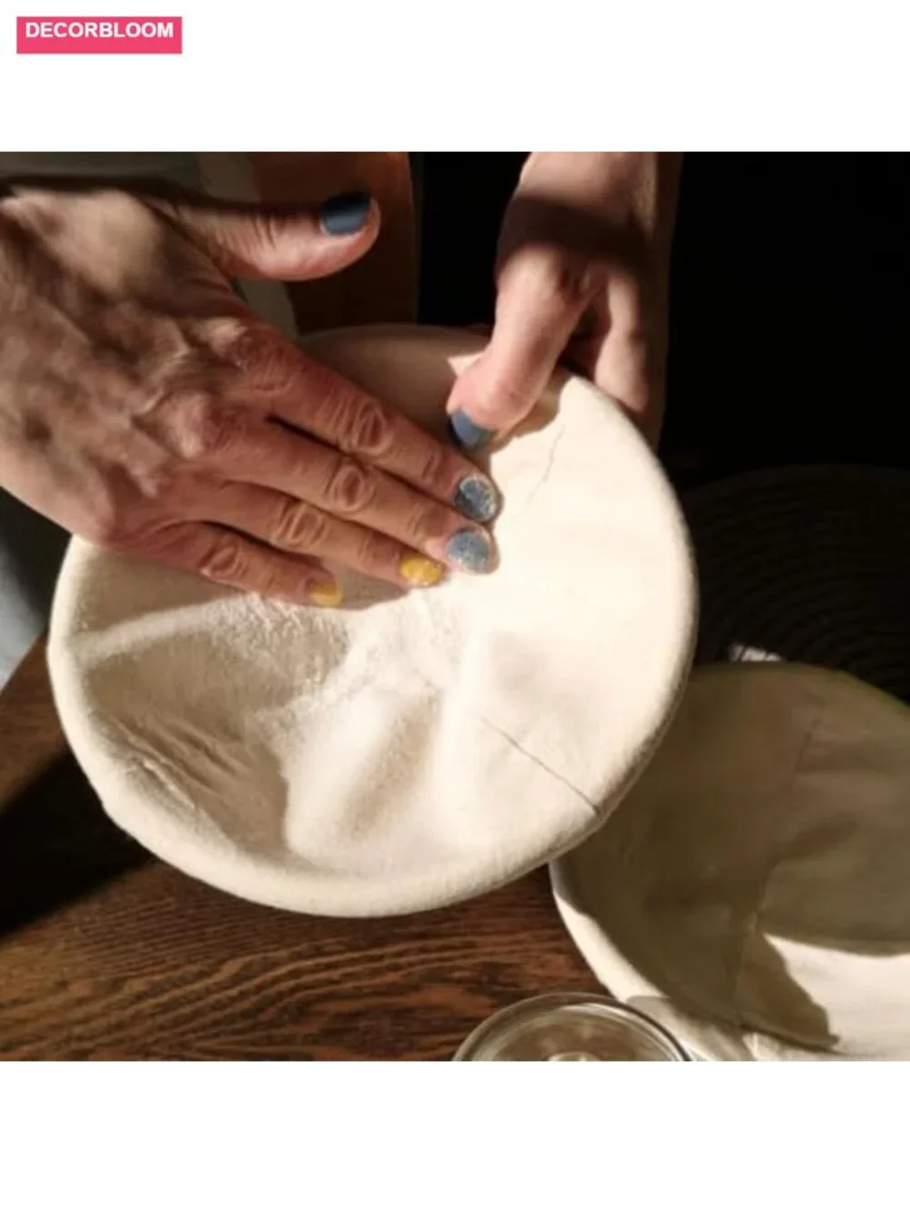 6 Pack Round Bread Proofing Basket Cloth Liners Linen Cotton Sourdough Baking